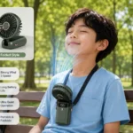 Black portable Fan